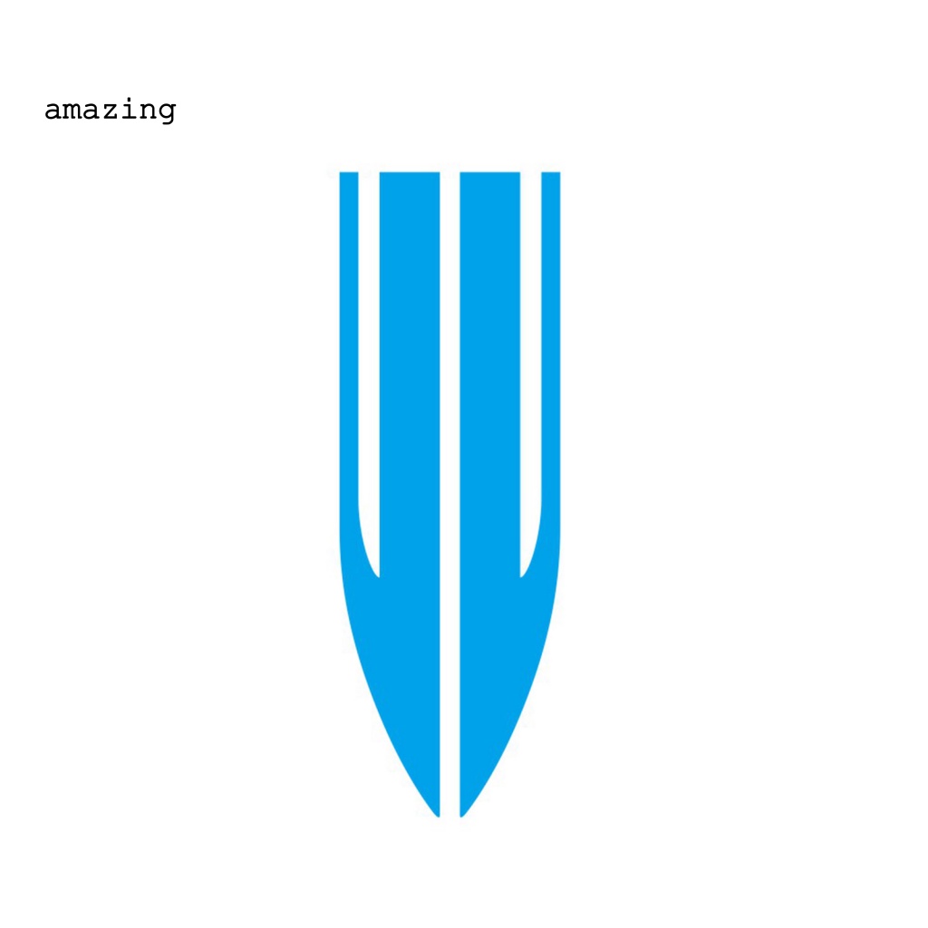 FENDER Set 2 Đề Can Dán Trang Trí Xe Hơi Đua Họa Tiết Kẻ Sọc