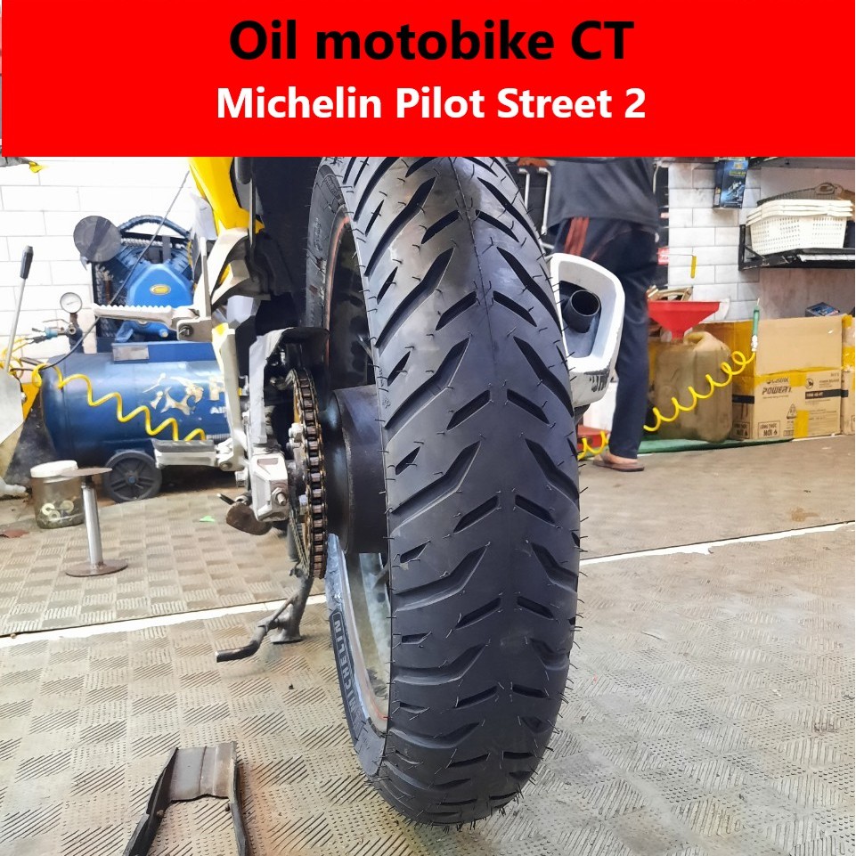 [ 1 vỏ ] Vỏ Michelin Pilot Street 2 Đủ size xe số, côn tay, Moto PKL, PKN......