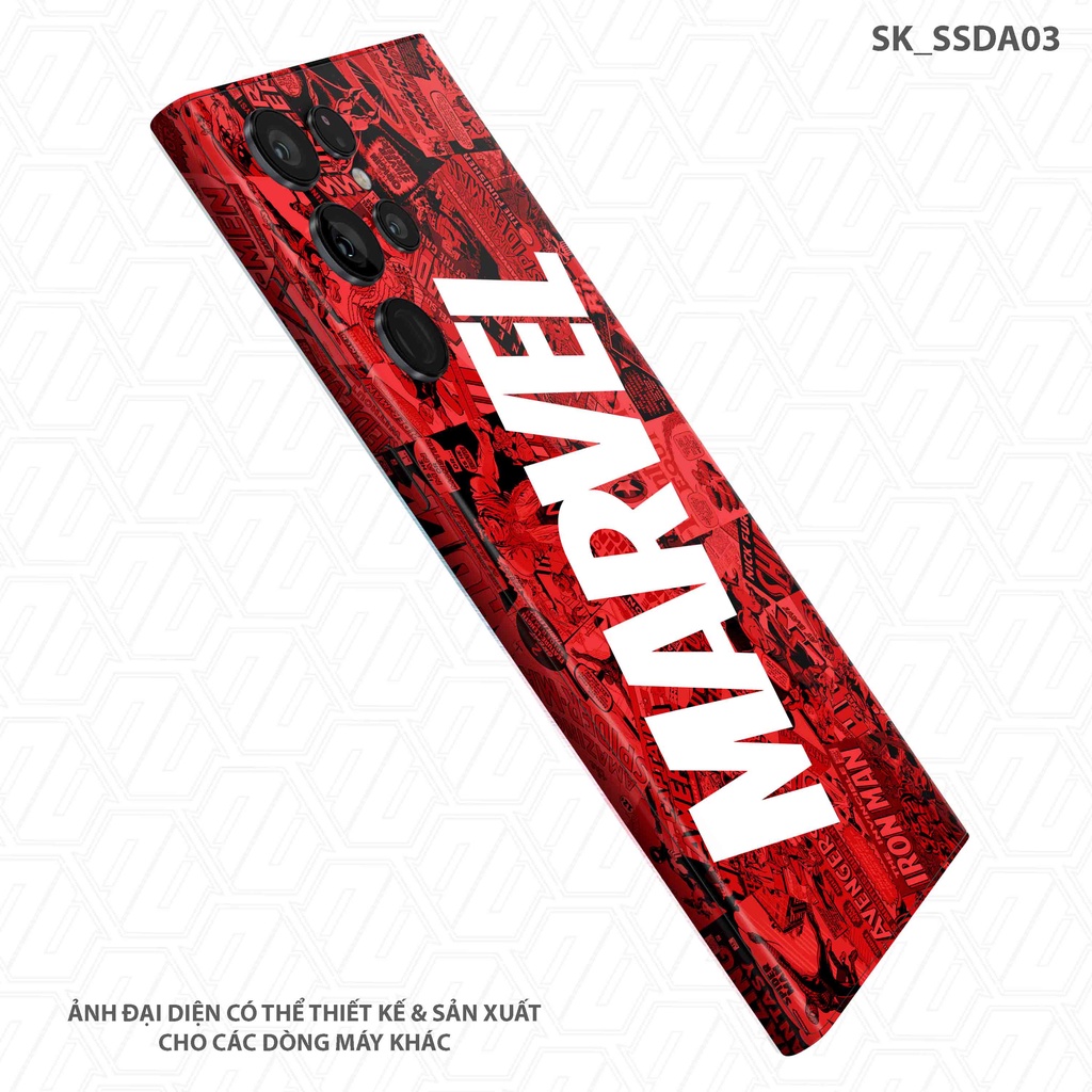 Miếng Dán Skin Hình Marvel Dành Cho Samsung Note 20 Ultra |SK_SSDA03| Chất Liệu Nhập Khẩu Chính Hãng, Chống Nước, Dễ Dán