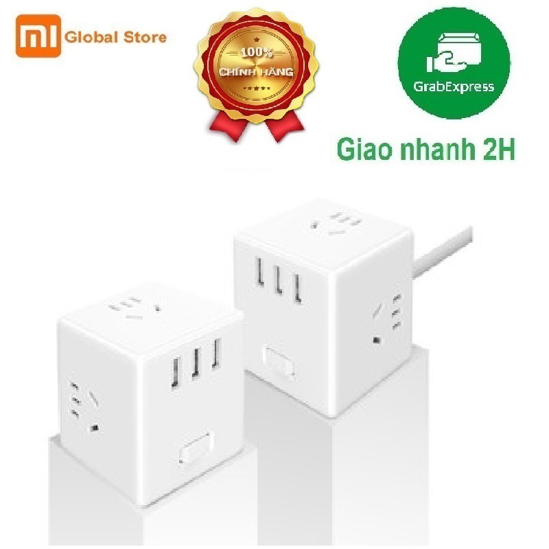 [Bảo hành 6 tháng] Ổ cắm điện Xiaomi Mijia Rubik’s Cube có cổng sạc USB