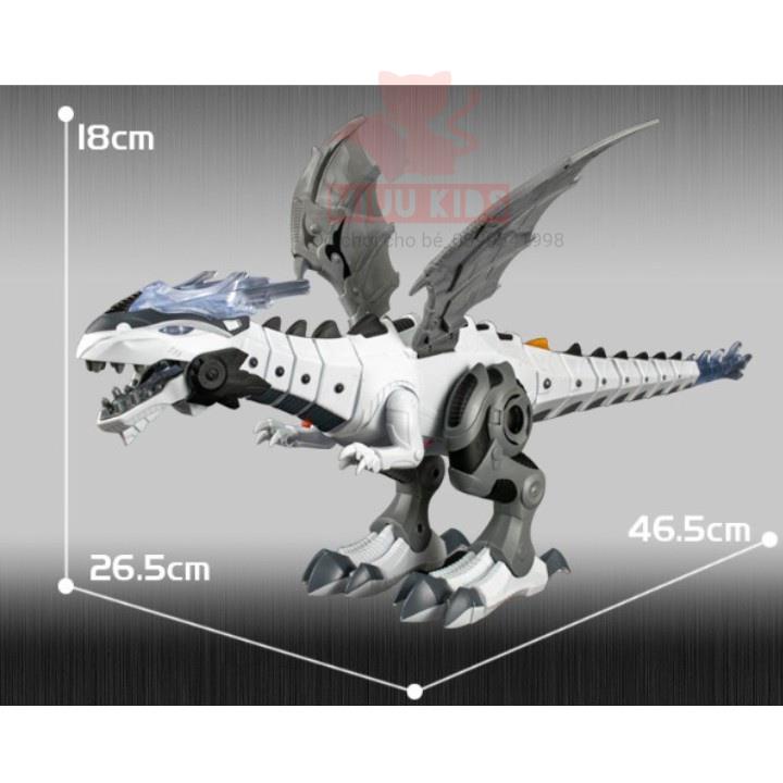 Đồ Chơi Khủng Long 4 Đầu Di Động Đẻ Trứng Loại To Cho Bé