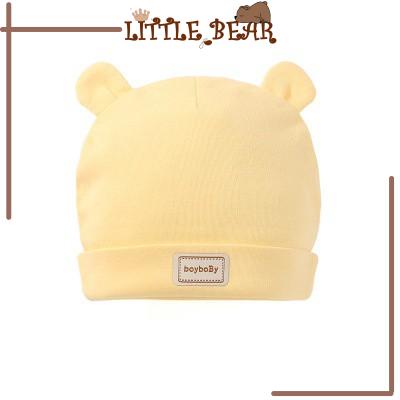 Set Mũ Kèm Yếm Sơ Sinh Chất Cotton Siêu Mềm - Little Bear