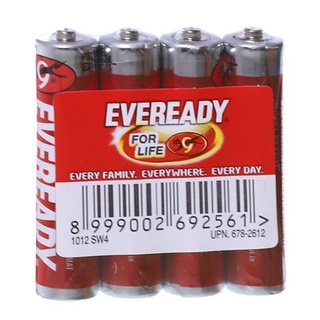 Pin đỏ eveready heavy duty 1012 sw4 aaa - 4 viên/vỉ