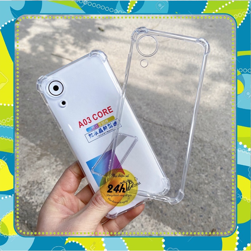 Ốp Lưng Samsung Galaxy A34 A54 A14 M14 A03 Core A03 A04 A04S A04E A13 5G dẻo trong suốt bảo vệ chống sốc 4 góc cao cấp