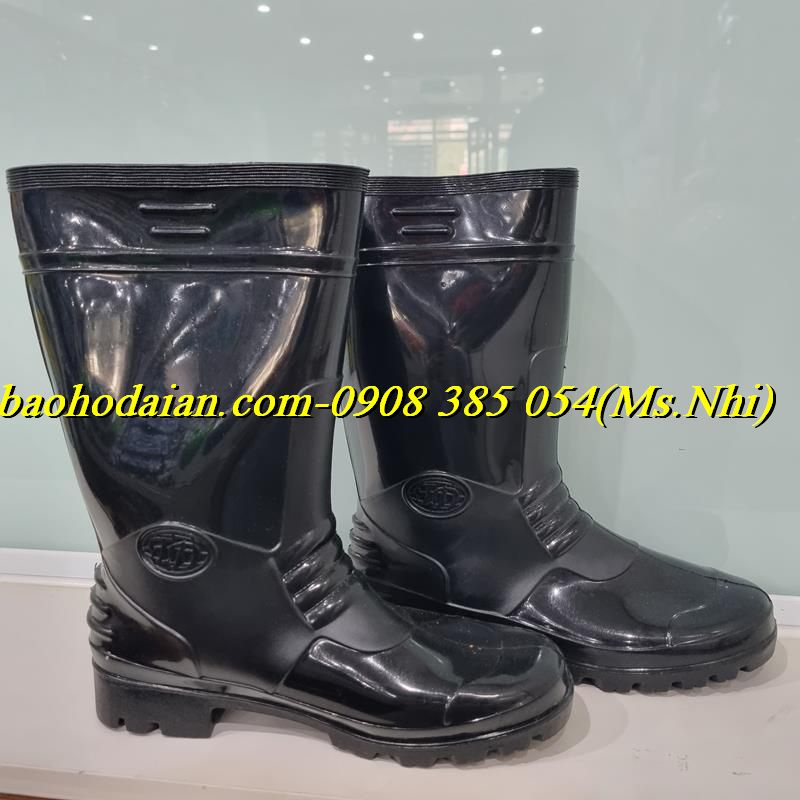 Ủng Nhựa Bảo Hộ/ Ủng Công Trình Thuỳ Dương Đen 819 (Nam) - Đầy Đủ Size- Kèm Hình Thật