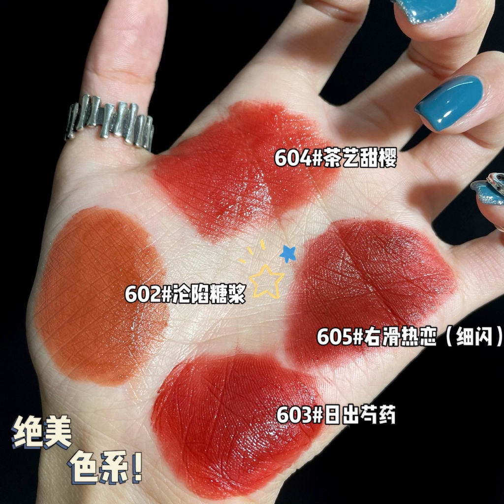 ⚜️Son Kem Hiệu Ứng Gương Dưỡng Ẩm Lâu Trôi Dễ Lên Màu Không Dễ Phai Màu Sắc