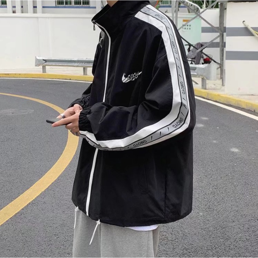 Áo Khoác Chống Nắng Phong Cách ÁO KhoáC MỏNg Nam Thời Trang Simple Bigsize CặP ĐôI MàU Đen Đường Phố Hàn Quốc Cho Nam ÁO KhoáC Gió MỏNg