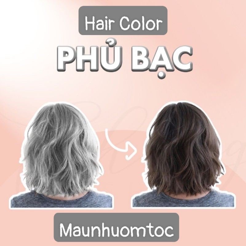 Nhuộm Phủ Bạc Nâu Lạnh Hiệu Quả Cao - Fashion Color For Cover white hair KV-NAG77