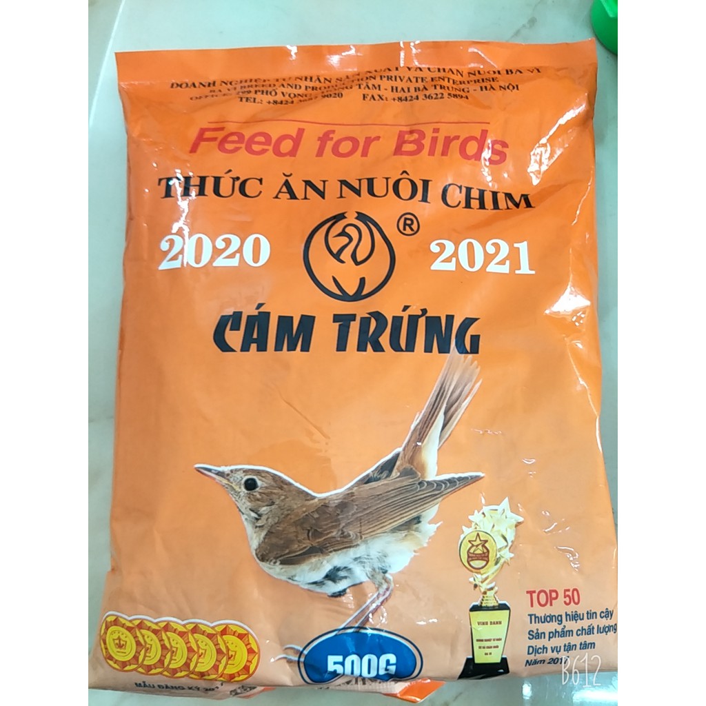 Cám Ba Vì (500g) cám trứng - thức ăn nuôi chim