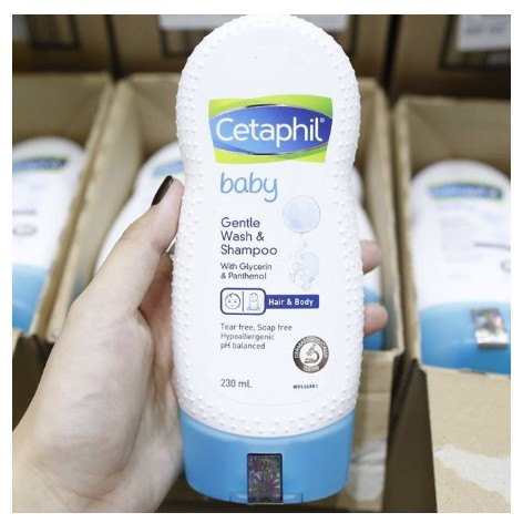 Tắm gội Cetaphil Baby Gentle Wash & Shampoo 230ml - With Organic Calendula