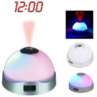 Đồng hồ đổi màu - Chiếu thời gian (LED Color Change Magic Projection Projector Alarm Clock)