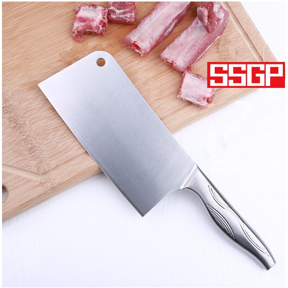 Dao bằm thịt inox - SSGP - 31x8.5cm 291g