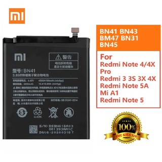 Pin Xiaomi Redmi Note 4 / Pin BN41 / BN41-MTKHelioX20 / 4000/4100 mAh Chính Hãng