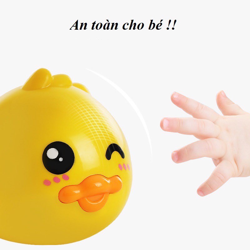 Đồ Chơi Vịt Con Bơi Lội Thả Bồn Tắm Cho Bé Yêu - Đồ Chơi Nhà Tắm Vặn Cót Cho Bé
