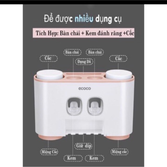 Nhả Kem Đánh Răng Cao cấp ECOCO