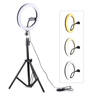 Đèn Livestream Full Phụ Kiện Gồm Chân Đèn Và Kẹp Điện Thoại Hỗ trợ Livestream Phun Xăm Make Up