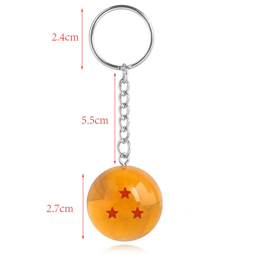 Móc Khóa Hình Nhân Vật Dragon Ball 2.7cm 1-7