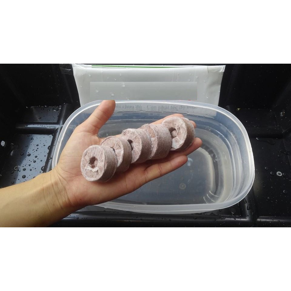 Viên nén ươm hạt xơ dừa - viên nén ươm hạt - 10 viên -sth