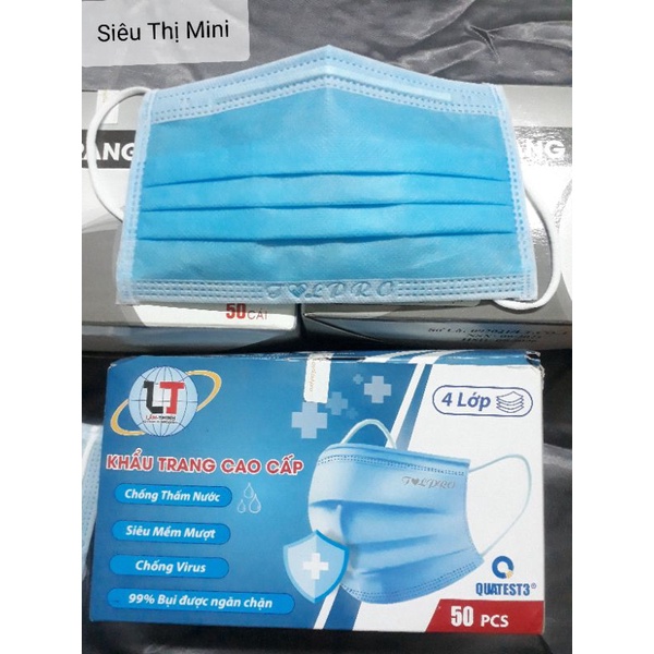 Hộp Khẩu Trang Y Tế 4 Lớp Cao Cấp
