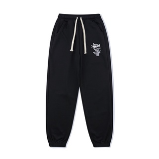  Quần thể thao Stussy ống rộng lưng thun phong cách hip hop cổ điển thời trang dành cho nam nữ  