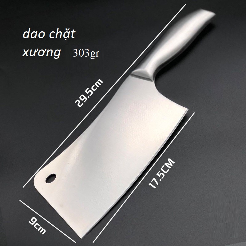 Dao inox Slice Knife Nhật đúc nguyên khối, chất liệu inox sắc bén, không gỉ, dài 30cm, dày 3 li, nặng 500gr