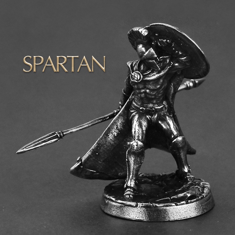 Mô Hình Đồ Chơi Chiến Binh Sparta Bằng Hợp Kim Làm Thủ Công Trang Trí Xe Hơi