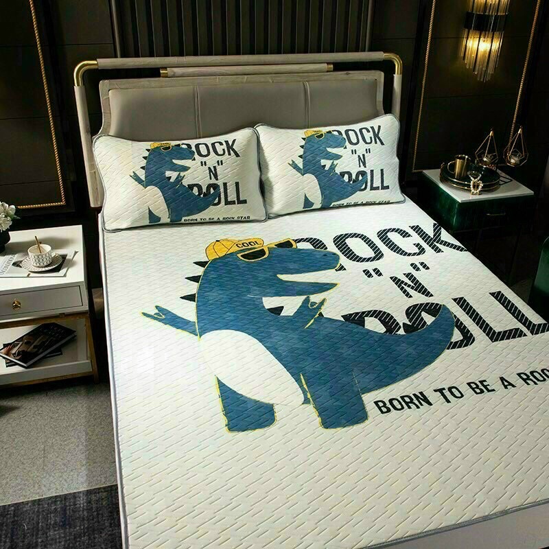 Chiếu điều hòa cao su non kèm 2 vỏ gối Latex nhập khẩu chính hãng