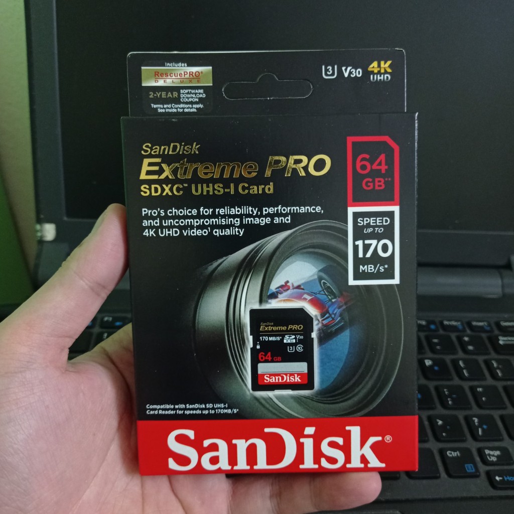 Thẻ nhớ SD Sandisk 32GB  64GB  untra  Class 10 và Extreme Pro tốc độ cao