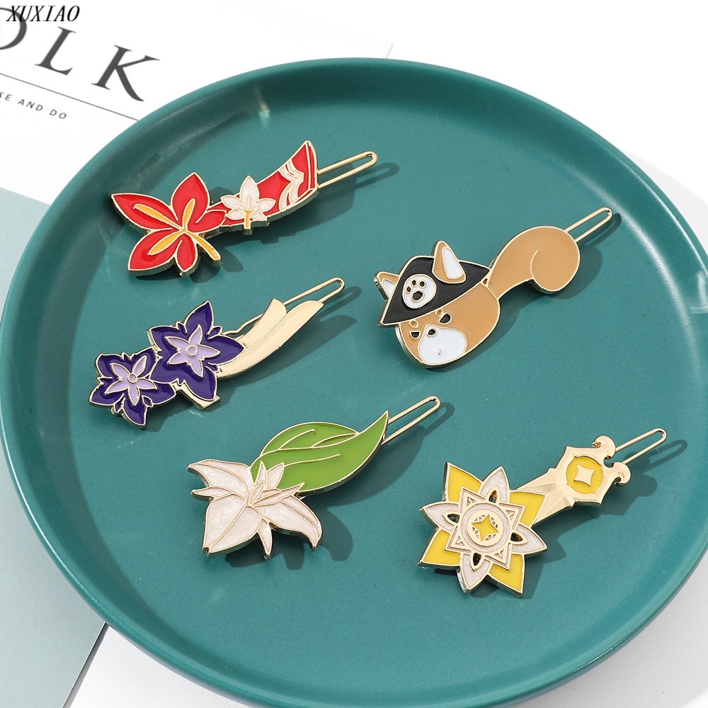 Kẹp Tóc Phong Cách Game Genshin Wendy Chạm Khắc Qingfengyuan Wanye God's