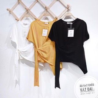[HÈ] Áo thun vạt chéo vắt đai [2020]