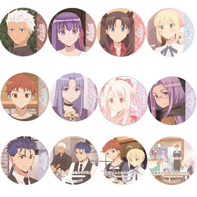 Huy hiệu cài áo IN HÌNH Emiya-san Chi no Kyou no Gohan Bữa ăn hôm nay cho gia đình Emiya anime chibi dễ thương