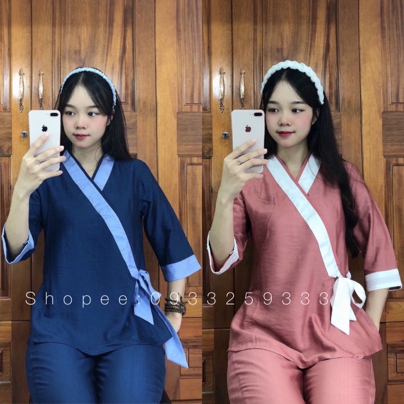 Đồ Lam Đi Chùa # Nhật Nơ Phối Cao Cấp