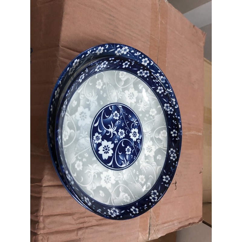 dĩa sứ xanh cổ