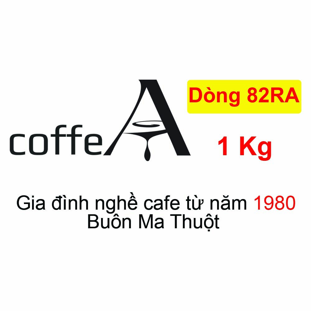 Cafe nguyên chất Robusta Arabica rang xay, cafe sạch, pha phin pha máy coffea 1000g 82ra không bán cafe chồn