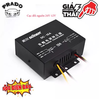 Bộ chuyển đổi nguồn 24v-12v dành cho ô tô, đổi nguồn 12v-24v