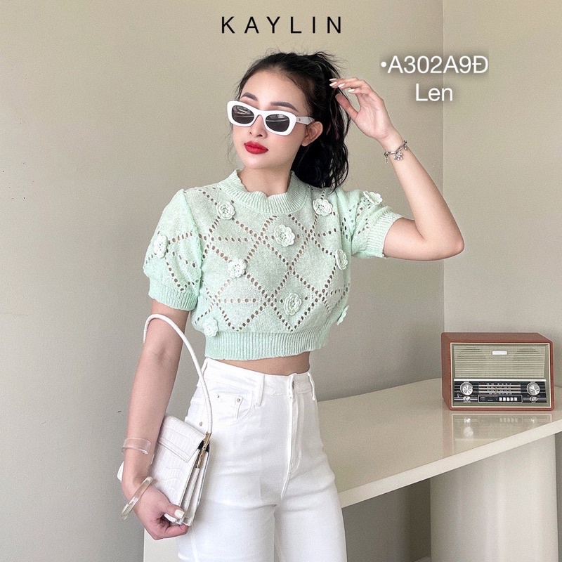 Áo len montoghi đính hoa minie