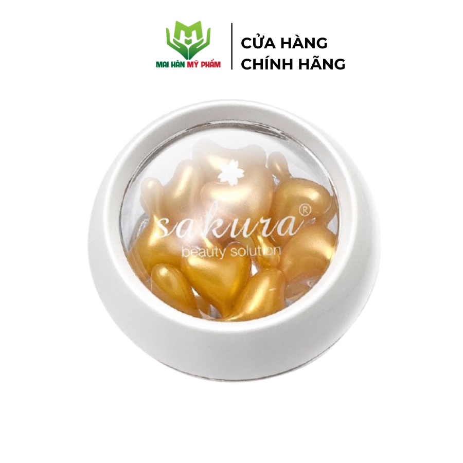 Serum dưỡng da chống lão hóa Sakura Age Defying DNA Repair Serum 7 viên - Mỹ Phẩm Mai Hân