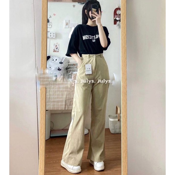 Quần nhung ống loe SIÊU HOT hàng Quảng Châu siêu đẹp