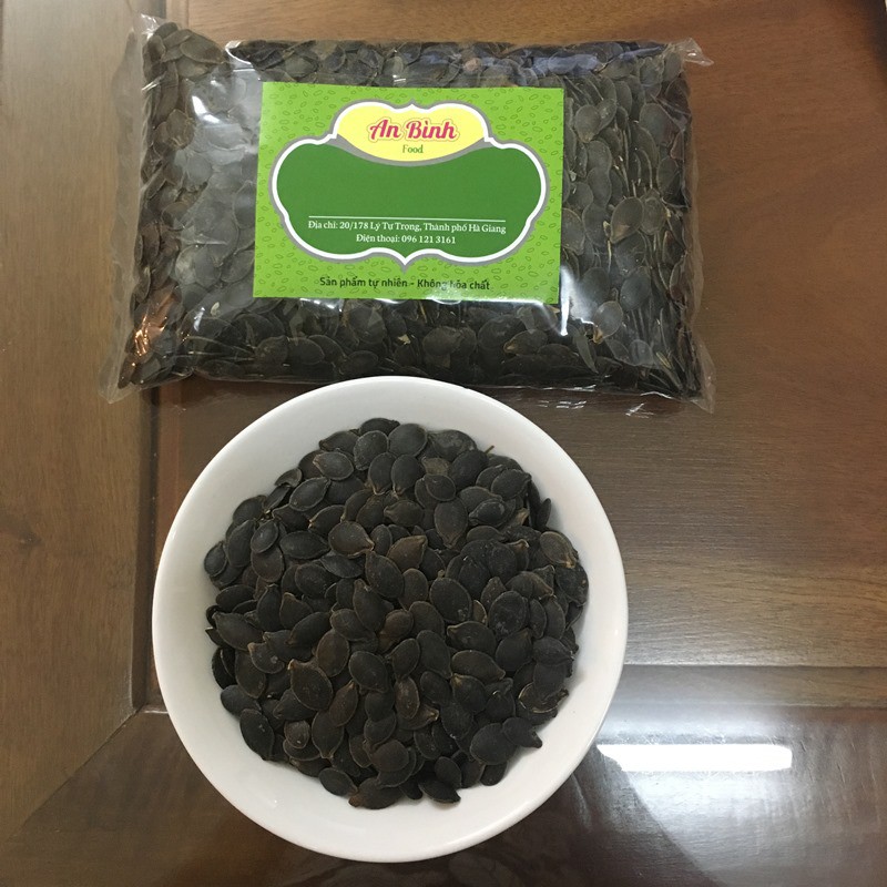Hạt bí đen đã rang chín (BĐ02 0,5kg ăn liền)