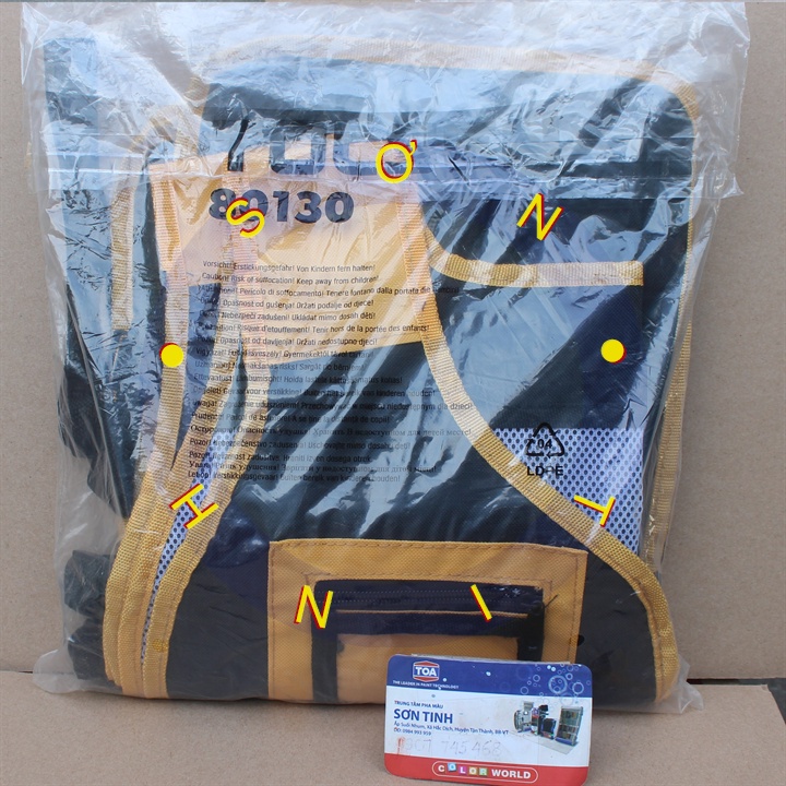 ÁO KHOÁC ĐỰNG DỤNG CỤ 510X600mm Tolsen 80130