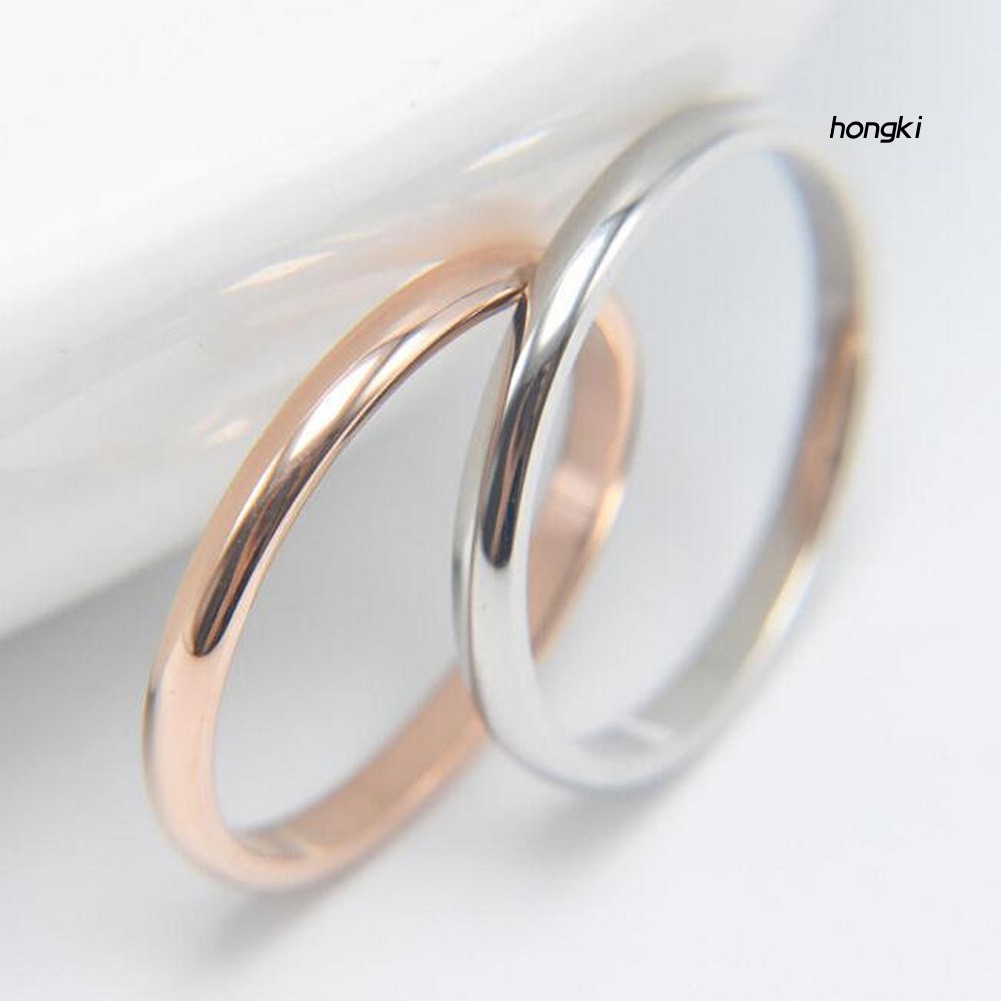 Nhẫn trơn đơn giản trẻ trung dành cho cặp đôi