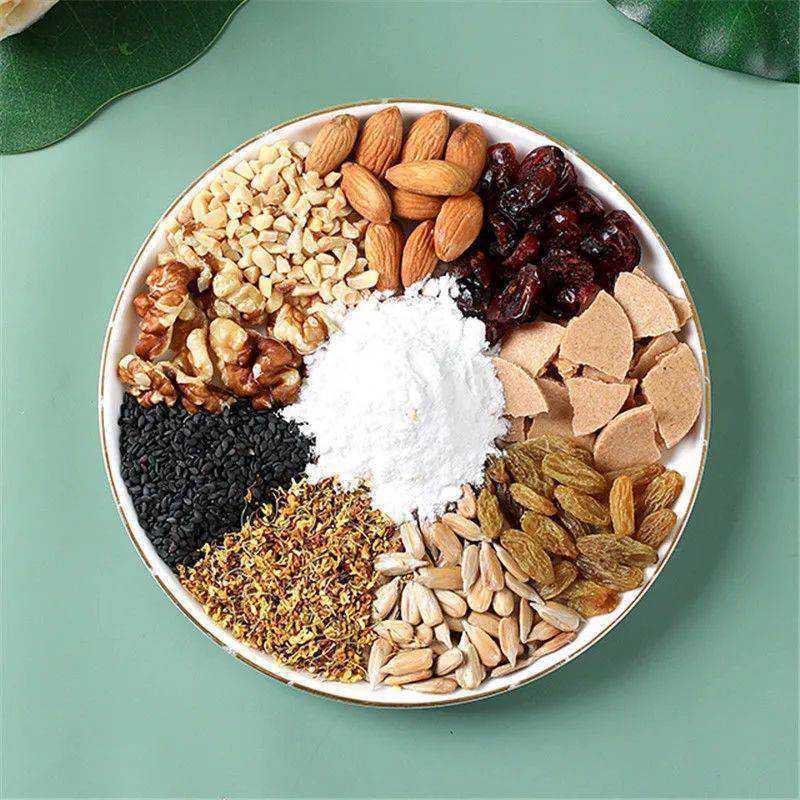 Osmanthus Bột củ sen mix hạt dinh dưỡng/bột súp ăn liền không cần nấu, ăn sáng bổ dưỡng hộp 500g