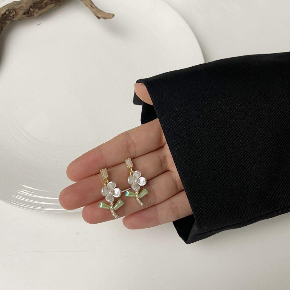 EXPEN Đôi Khuyên Tai Dáng Dài Phong Cách Hàn Quốc Thời Trang Cho Nữ