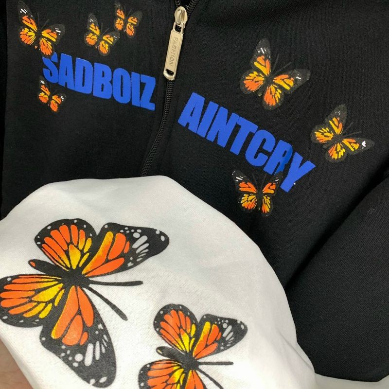 Áo hoodie nam nữ SADBOIZ AINTCRY dáng unisex form rộng chất nỉ bông chống nắng tốt | BigBuy360 - bigbuy360.vn