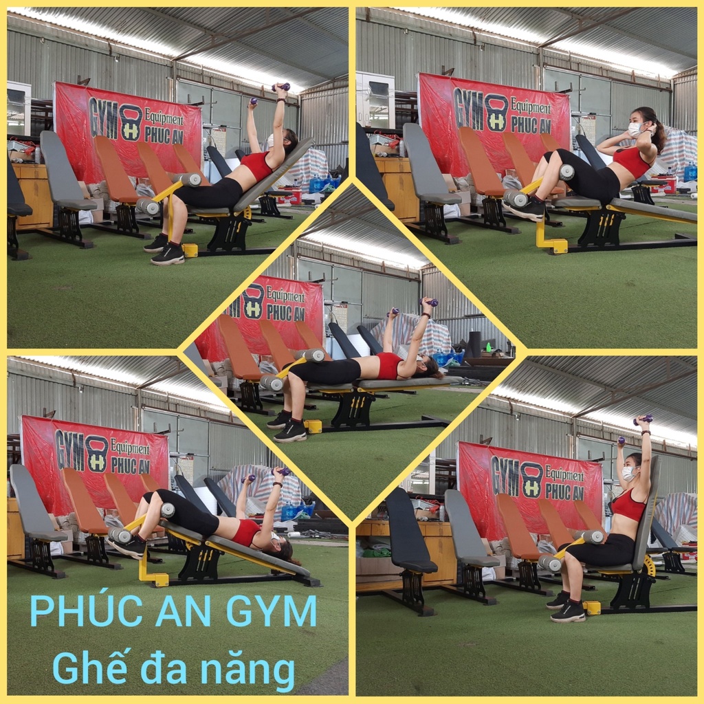 Ghế đa năng tập tạ đơn  5 chức năng