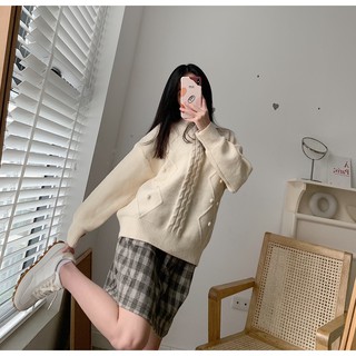 Áo len văn thừng cục bông LEN90 1994closet