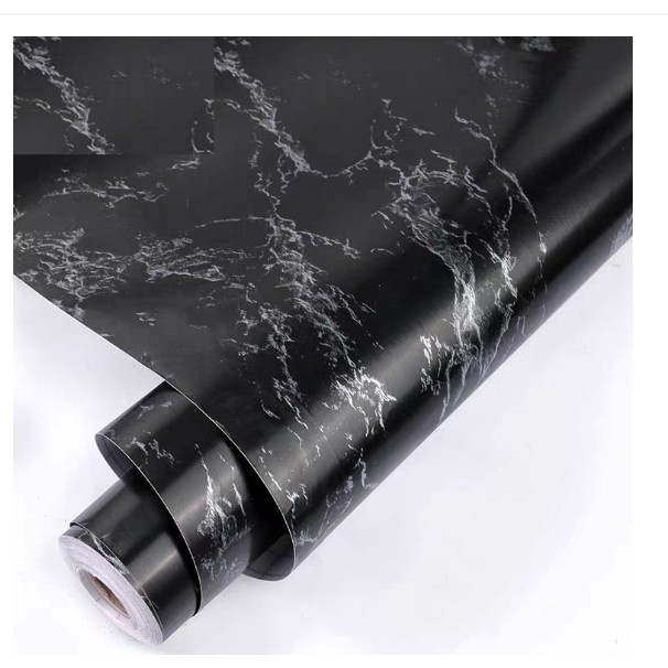 1 mét decal giấy dán tường họa tiết đá hoa cương đen khổ 45cm có keo sẵn | BigBuy360 - bigbuy360.vn