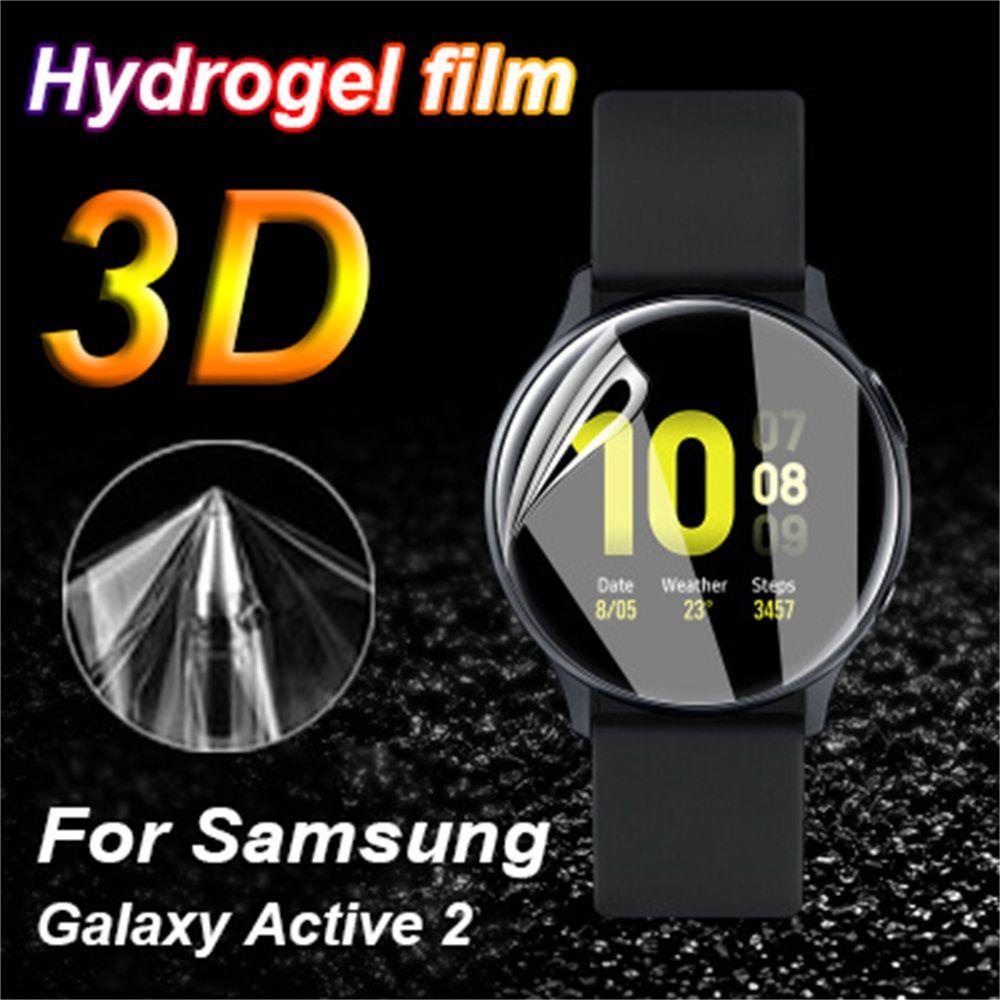 Miếng Dán Hydrogel TPU Mềm Chống Nổ 40mm 44mm Cho Đồng Hồ Thông Minh Samsung Galaxy Watch Active 2