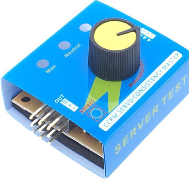 Thiết bị kiểm tra servo.  3ch 4.8-6v DC test server