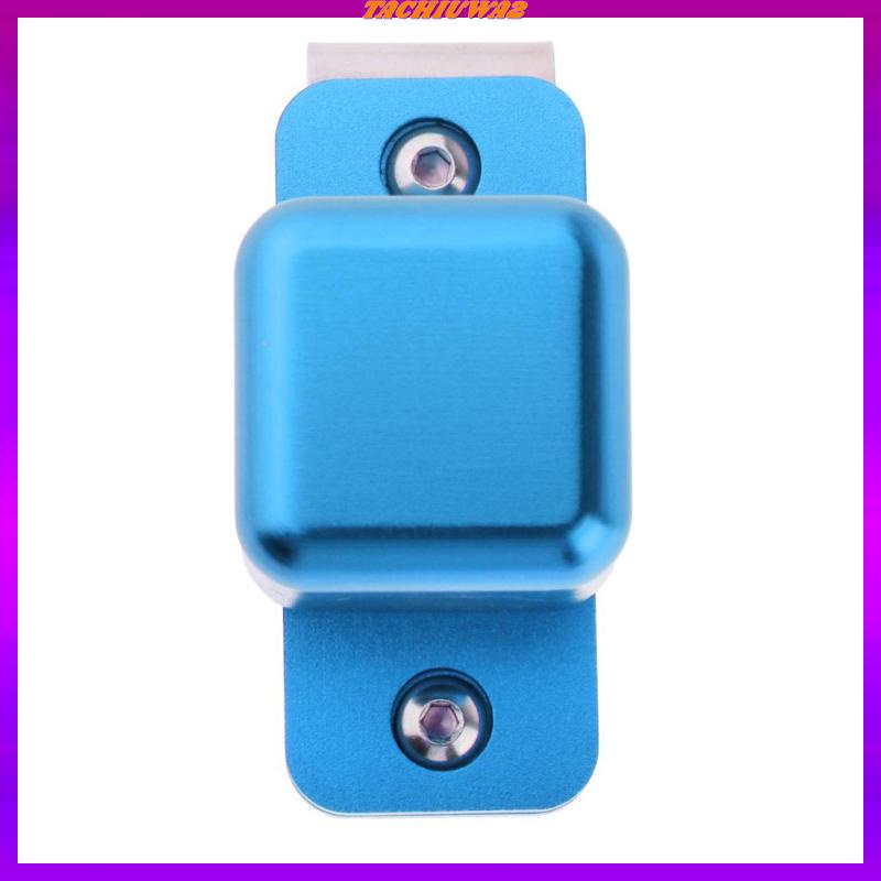 [Tachiuwa2] Hộp Đựng Phấn Bida Bằng Kim Loại Màu Đen Kèm Kẹp